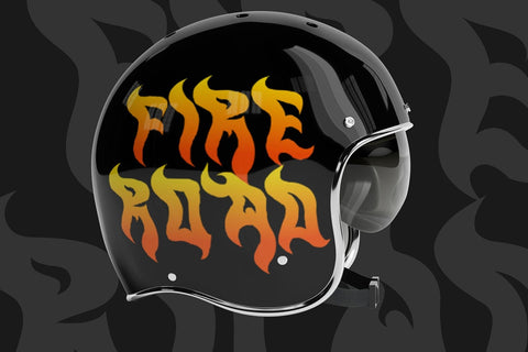 Black Curse - Fire Looks Font Font Mozzatype 