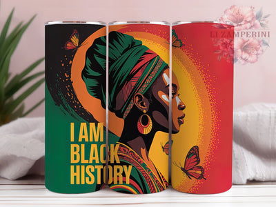 Black Excellence Power Tumbler, Power Theme, Afrocentric Freedom, Cultural Pride, Empowerment Art, Tumbler Wrap, Sublimation Design Sublimation Li Zamperini 