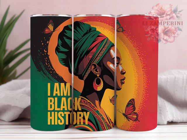 Black Excellence Power Tumbler, Power Theme, Afrocentric Freedom, Cultural Pride, Empowerment Art, Tumbler Wrap, Sublimation Design Sublimation Li Zamperini 