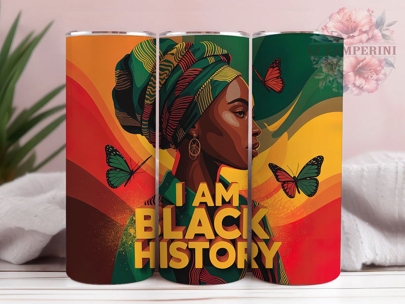 Black Excellence Power Tumbler, Power Theme, Afrocentric Freedom, Cultural Pride, Empowerment Art, Tumbler Wrap, Sublimation Design Sublimation Li Zamperini 