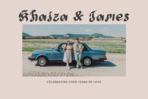 Black Faster Font Prasetya Letter 