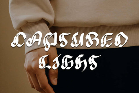 Black Faster Font Prasetya Letter 