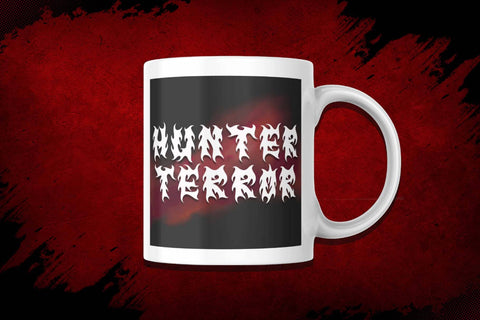 Black Flames Font Prasetya Letter 