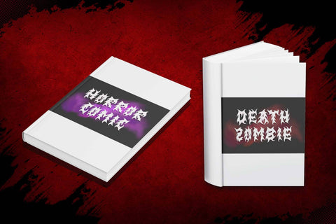 Black Flames Font Prasetya Letter 