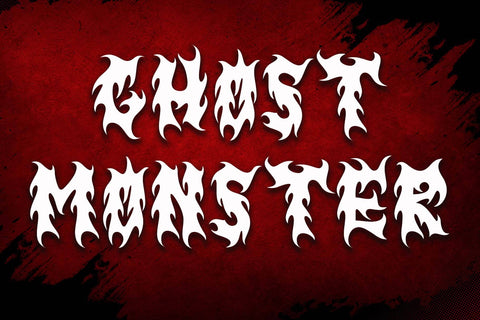 Black Flames Font Prasetya Letter 