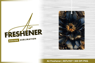 Black flower with golden splatter decorative art Sublimation Regulrcrative 