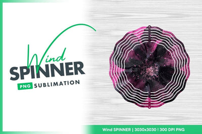 Black flower with pink abstract background Sublimation Regulrcrative 