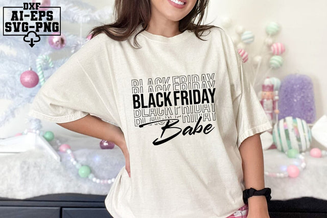 Black Friday Babe Svg Cut Files Creative Art SVG CraftlabSvg55 