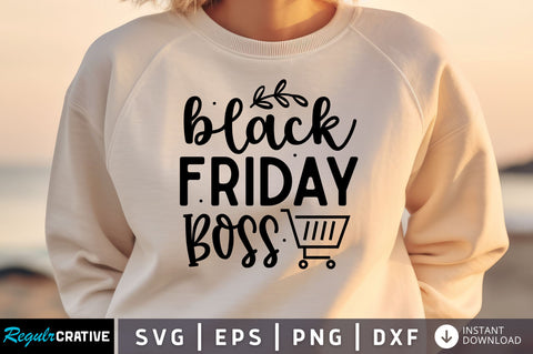 Black friday boss svg design SVG Regulrcrative 