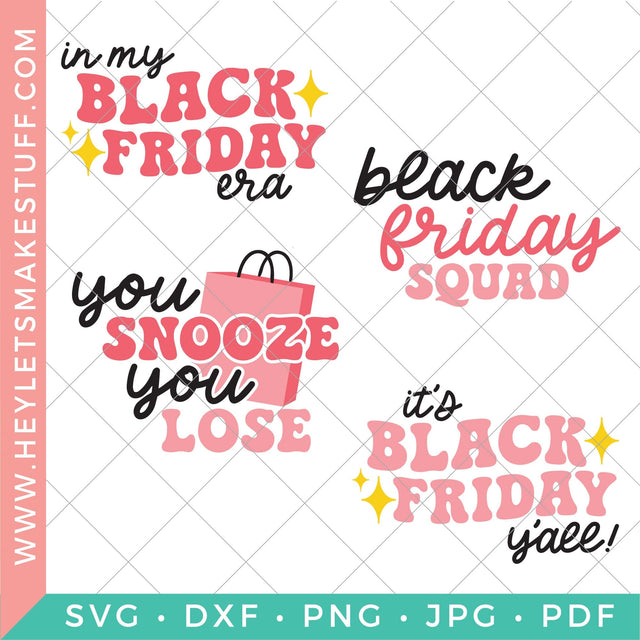 Black Friday Bundle 2 SVG Hey Let's Make Stuff 