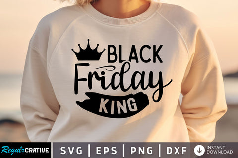 Black friday king svg design SVG Regulrcrative 