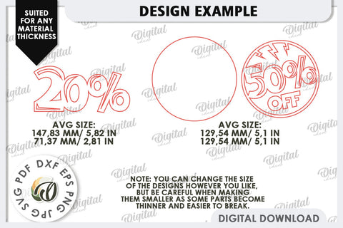 Black Friday Laser Cut Bundle. Black Friday Signs SVG Design SVG Evgenyia Guschina 