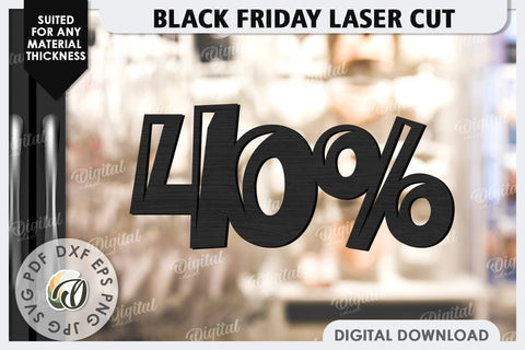 Black Friday Sale Laser Cut. Black Friday Wooden Sign SVG SVG Evgenyia Guschina 