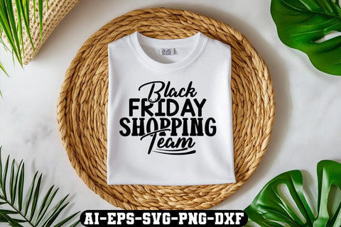 Black Friday Shopping Team Svg Cut Files Creative Art SVG CraftlabSvg55 
