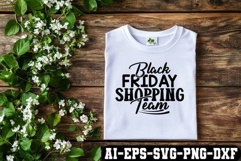 Black Friday Shopping Team Svg Cut Files Creative Art SVG CraftlabSvg55 