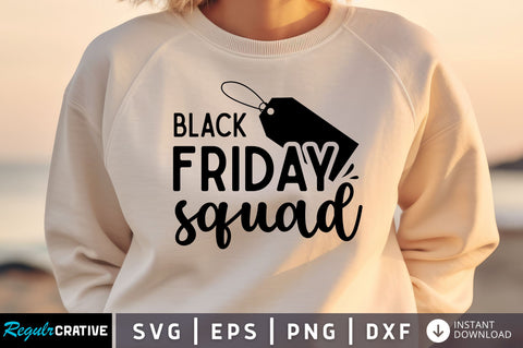 Black friday squad svg design SVG Regulrcrative 