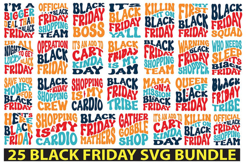 Black Friday SVG Bundle 25 Design SVG orpitasn 