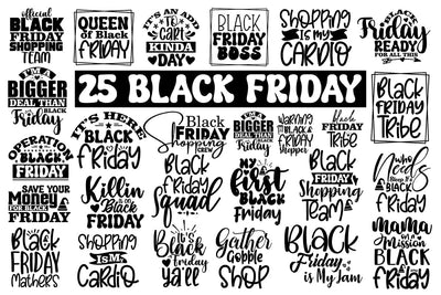 Black Friday SVG Bundle, Holiday SVG Bundle SVG orpitasn 