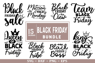 Black Friday SVG Bundle SVG Rupkotha 
