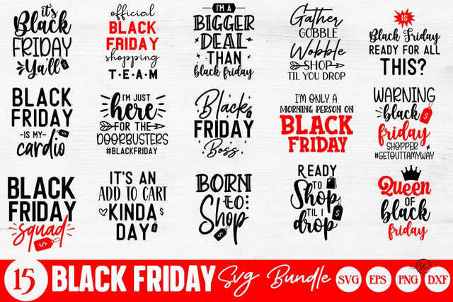 Black Friday SVG Bundle SVG Svgcraft 