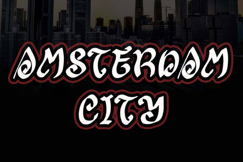 Black Gerald Font Prasetya Letter 