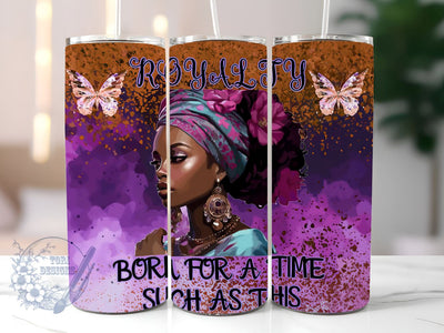 Black Girl Affirmation 20oz Skinny Tumbler, Melanin Queen Tumbler Png, Straight & Tapered Tumbler Wrap, Instant Digital Download Sublimation ToriDesigns 