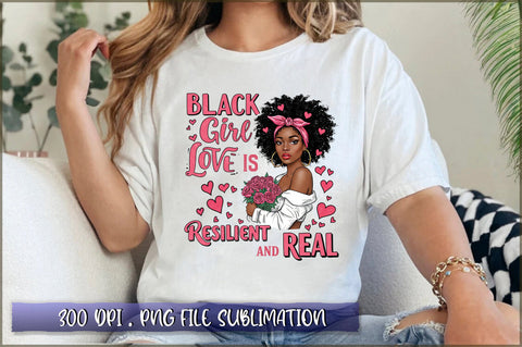 Black Girl Love PNG Sublimation Shetara Begum 