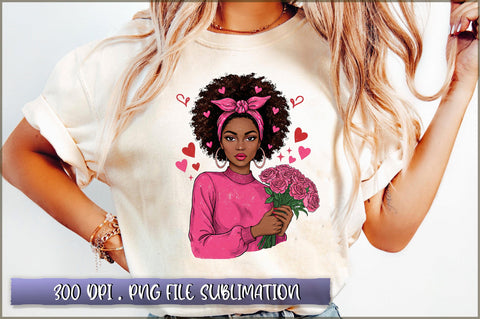 Black Girl Love PNG Sublimation Shetara Begum 