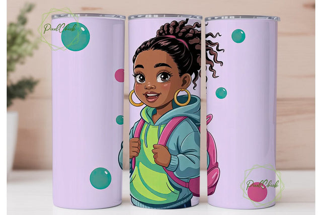 Black Girl Magic 20oz Tumbler Design Sublimation PixelChick 