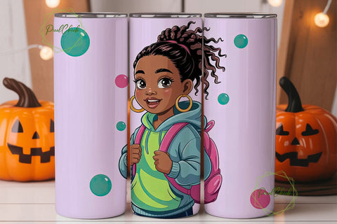 Black Girl Magic 20oz Tumbler Design Sublimation PixelChick 