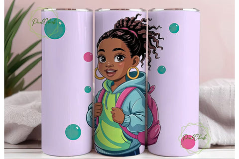 Black Girl Magic 20oz Tumbler Design Sublimation PixelChick 