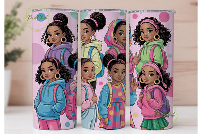 Black Girl Magic 20oz Tumbler Design Sublimation PixelChick 