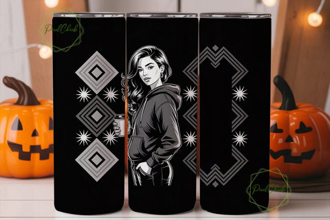 Black Girl Magic 20oz Tumbler Wrap Sublimation PixelChick 