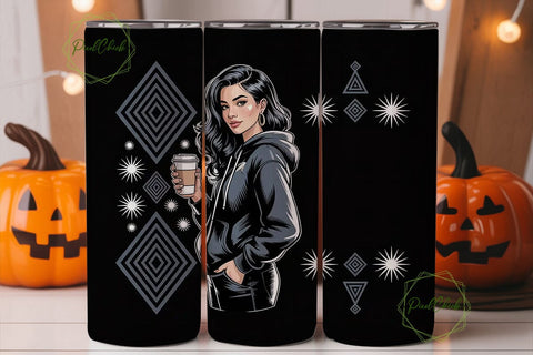 Black Girl Magic 20oz Tumbler Wrap Sublimation PixelChick 