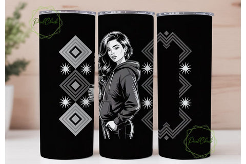 Black Girl Magic 20oz Tumbler Wrap Sublimation PixelChick 