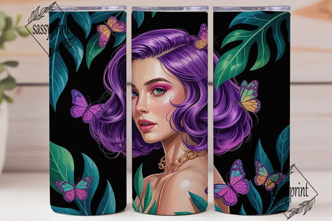 Black Girl Magic 20oz Tumbler Wrap Sublimation sassyprint 