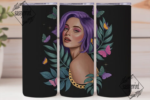 Black Girl Magic 20oz Tumbler Wrap Sublimation sassyprint 