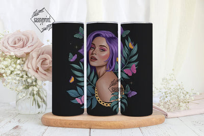 Black Girl Magic 20oz Tumbler Wrap Sublimation sassyprint 