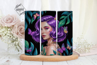 Black Girl Magic 20oz Tumbler Wrap Sublimation sassyprint 