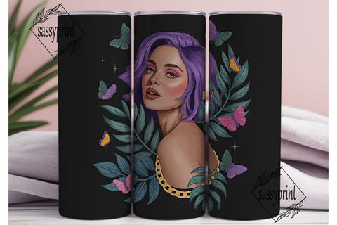 Black Girl Magic 20oz Tumbler Wrap Sublimation sassyprint 