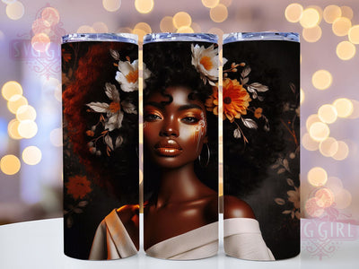Black Girl Magic Afro Tumbler Wrap, Melanin Tumbler Wrap, Black Girl Magic Tumbler, 20oz Sublimation Wrap, Natural Hair Tumbler, Confident Queen Tumbler, Fashionable Afro Tumbler Sublimation SvggirlplusArt 
