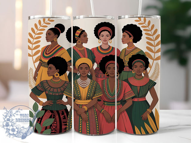Black Girl Magic Beauty Tumbler, Black Girl Magic Wrap, 20oz Tumbler Sublimation, Melanin Beauty Design, Empowered Youth Sublimation, Ethnic Princess Tumbler, Radiant Afro Girl Wrap Sublimation ToriDesigns 