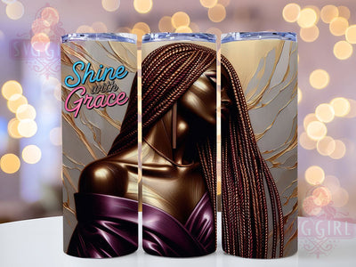 Black Girl Magic Inspirational Tumbler, Motivational Woman Tumbler, Empowerment Affirmation Cup, 20oz Inspirational Tumbler, Melanin Queen Sublimation, Boss Lady Motivational Gift, Positive Vibes Sublimation SvggirlplusArt 