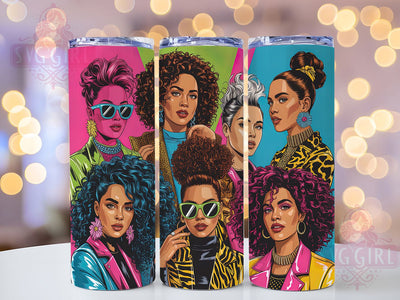 Black Girl Magic Queen Tumbler, Afro Women Wrap, Melanin Queen Cup, 20oz Sublimation Design, Empowerment Tumbler Wrap, Afrocentric Cup Design, Strong Black Women Tumbler Sublimation SvggirlplusArt 