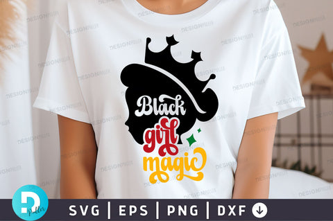 Black girl magic SVG Design SVG Regulrcrative 