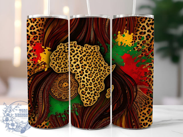 Black Girl Power 20oz Tumbler, Black Girl, Tumbler Wrap, 20oz Tumbler, African American Girl, Sublimation Design, Girl Power Sublimation ToriDesigns 