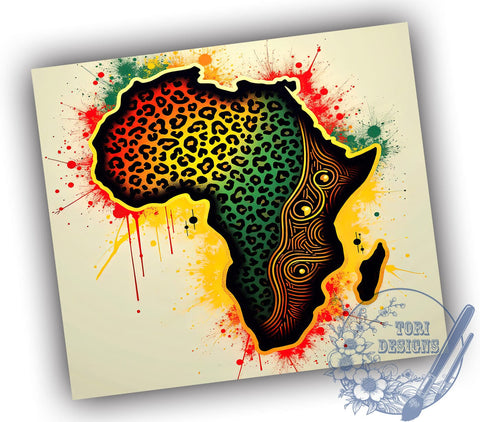 Black Girl Power 20oz Tumbler, Black Girl, Tumbler Wrap, 20oz Tumbler, African American Girl, Sublimation Design, Girl Power Sublimation ToriDesigns 