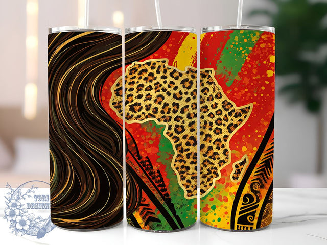 Black Girl Power 20oz Tumbler, Black Girl, Tumbler Wrap, 20oz Tumbler, African American Girl, Sublimation Design, Girl Power Sublimation ToriDesigns 