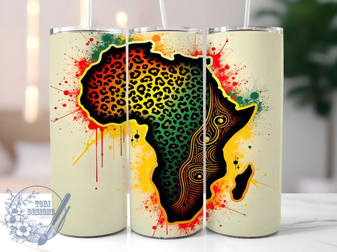 Black Girl Power 20oz Tumbler, Black Girl, Tumbler Wrap, 20oz Tumbler, African American Girl, Sublimation Design, Girl Power Sublimation ToriDesigns 