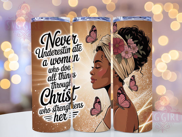 Black Girl Power Inspirational Tumbler, Inspirational Woman Cup, Empowerment Quote Wrap, 20Oz Sublimation Tumbler, Feminist Gift Design, Strong Woman Inspiration Cup, Motivational Female Tumbler Sublimation SvggirlplusArt 